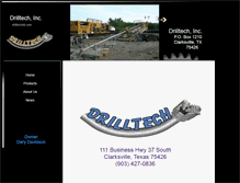 Tablet Screenshot of drilltechdd.com